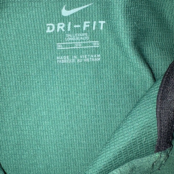 COPY - Nike Men's Dark Green Polo Shirt - Picture 3 of 3